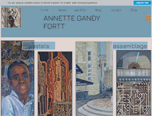 Tablet Screenshot of annettefortt.com